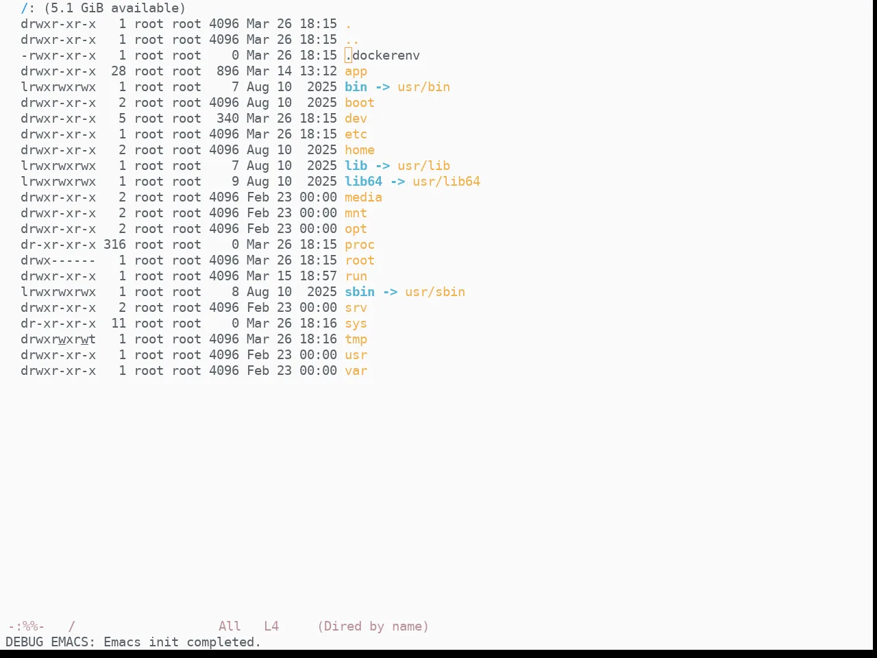 Doom Ayu Light Theme in dired