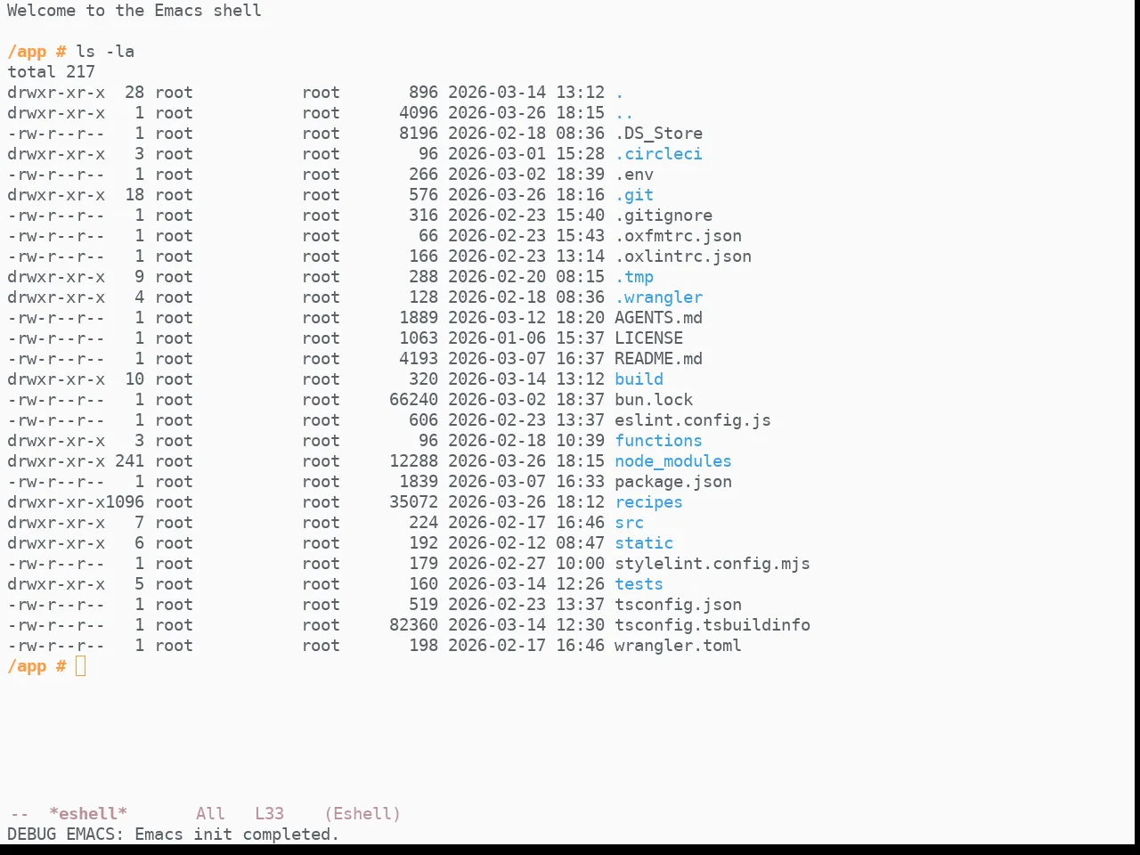 Doom Ayu Light Theme in eshell