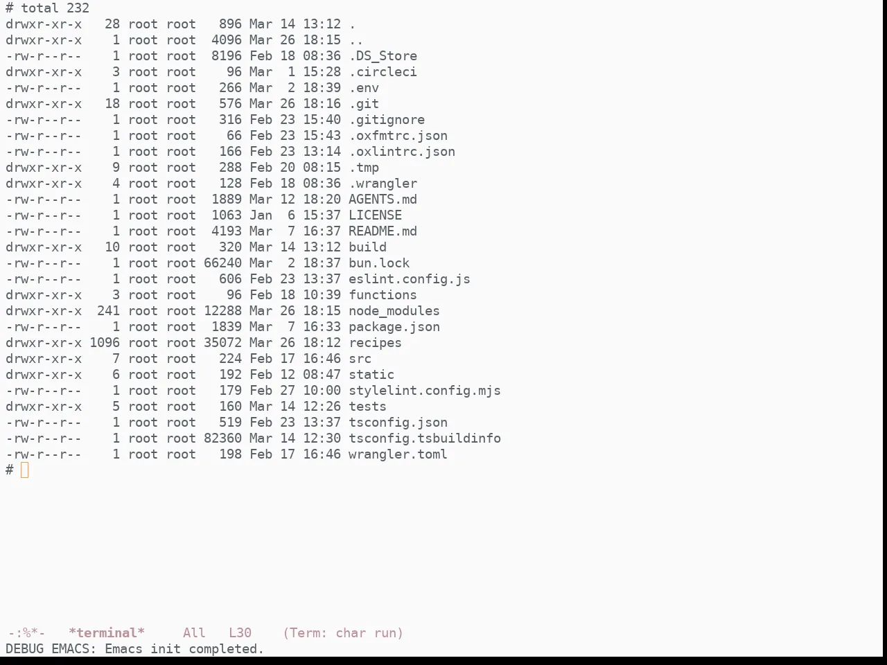 Doom Ayu Light Theme in term