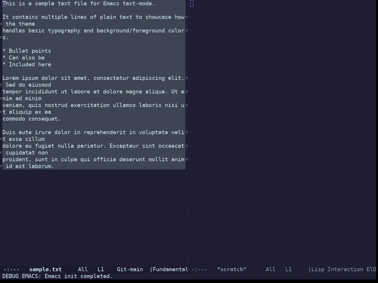 Doom Challenger Deep Theme in fundamental-mode