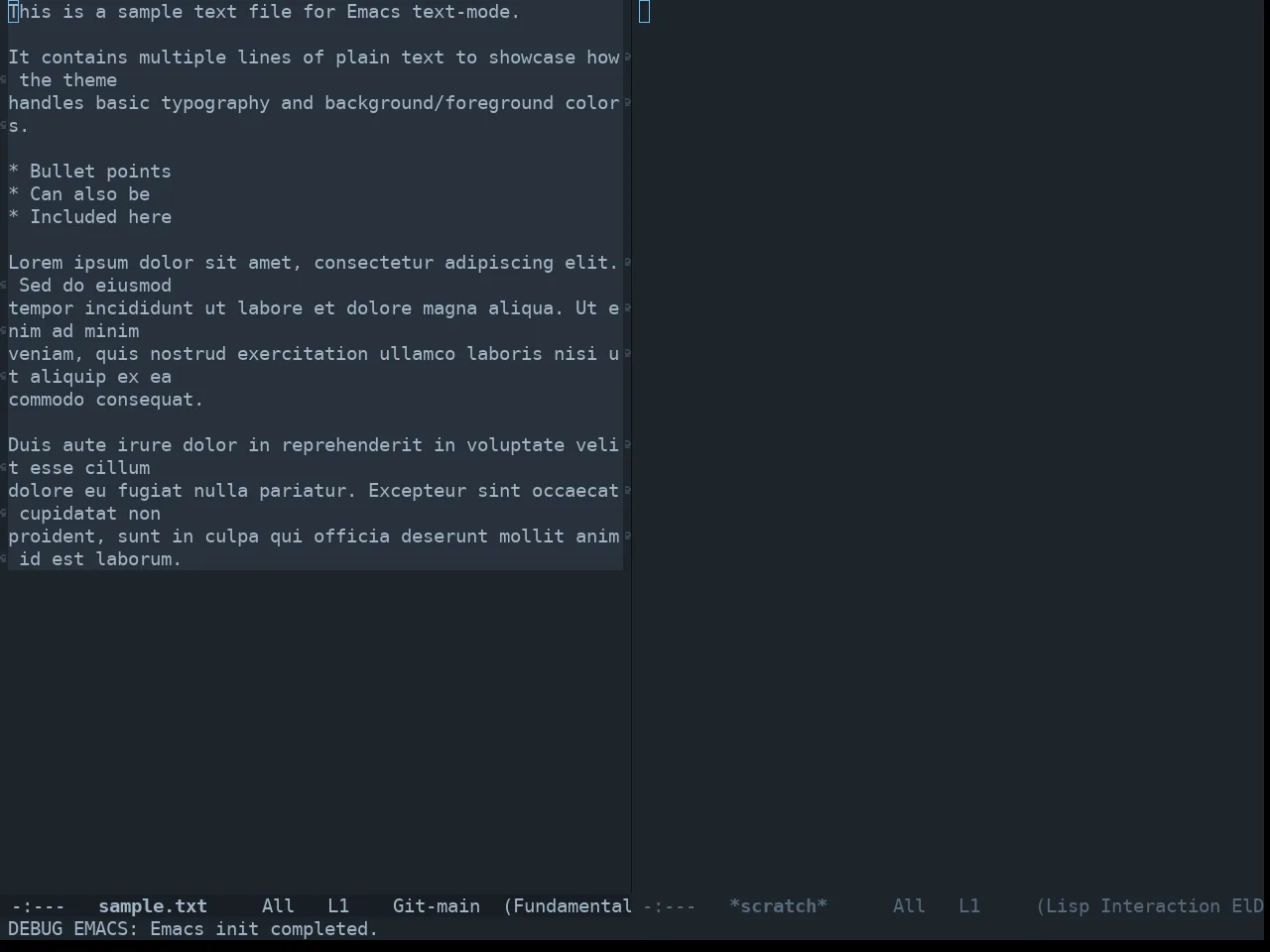 Doom City Lights Theme in fundamental-mode