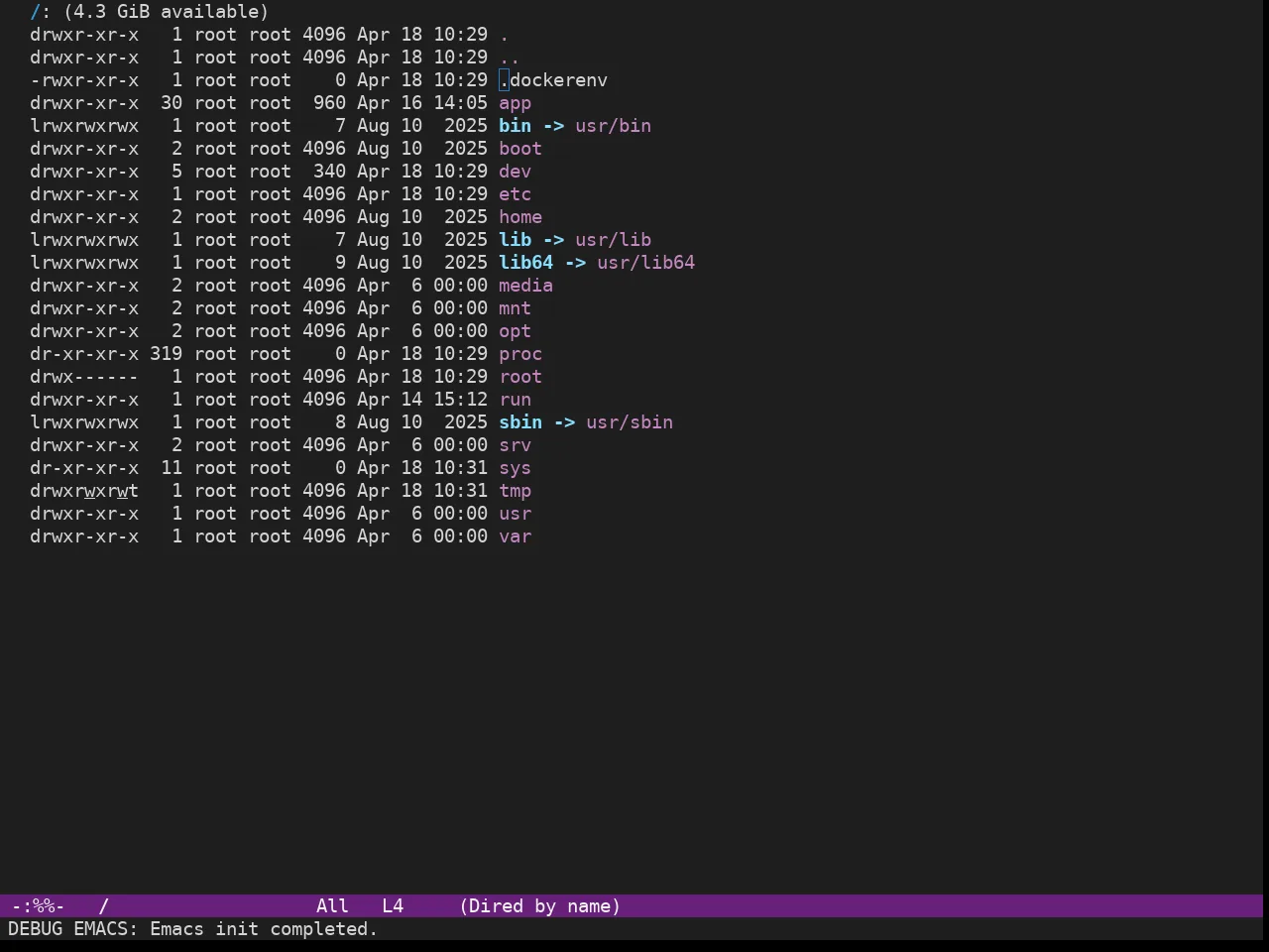 Doom Dark+ Theme in dired