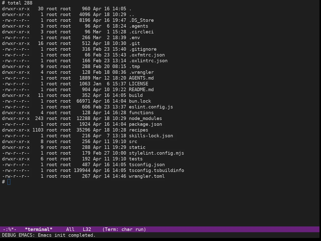 Doom Dark+ Theme in term