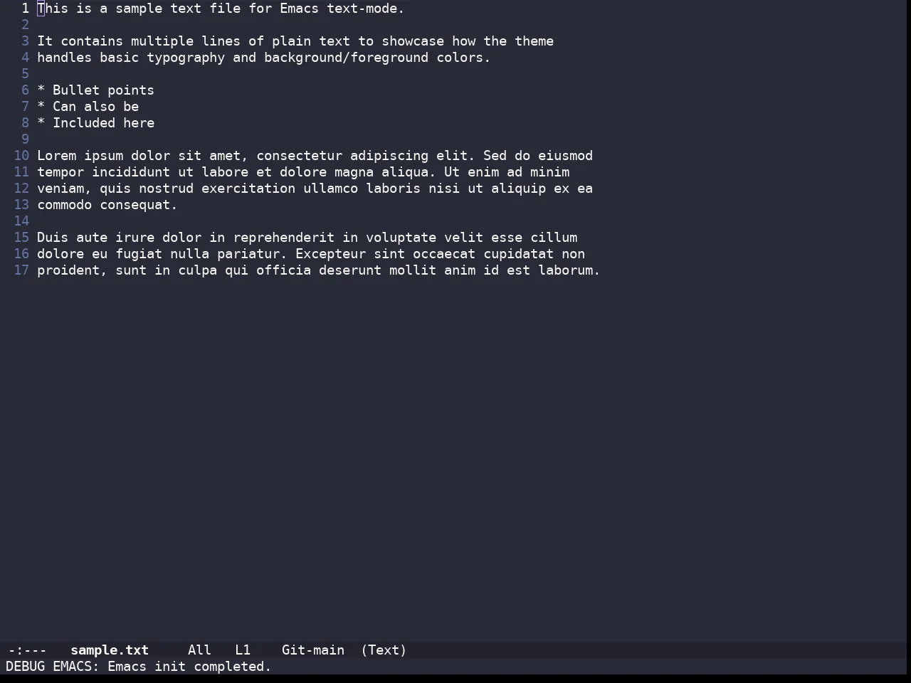 Doom Dracula Theme in text-mode