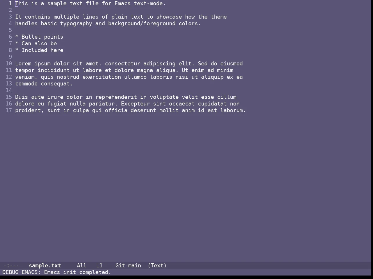 Doom Fairy Floss Theme in text-mode