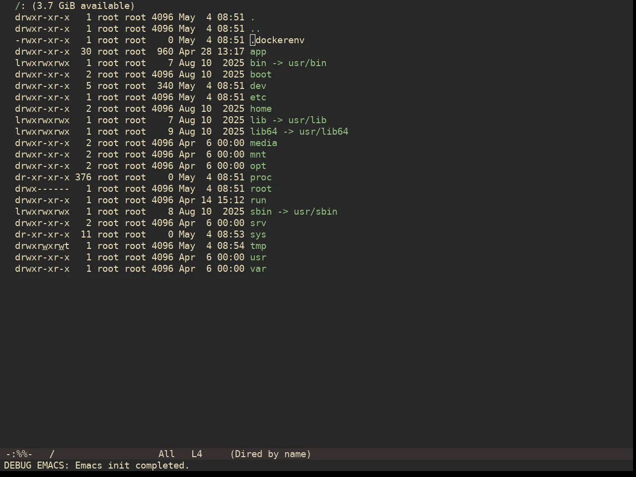 Doom Gruvbox Theme in dired
