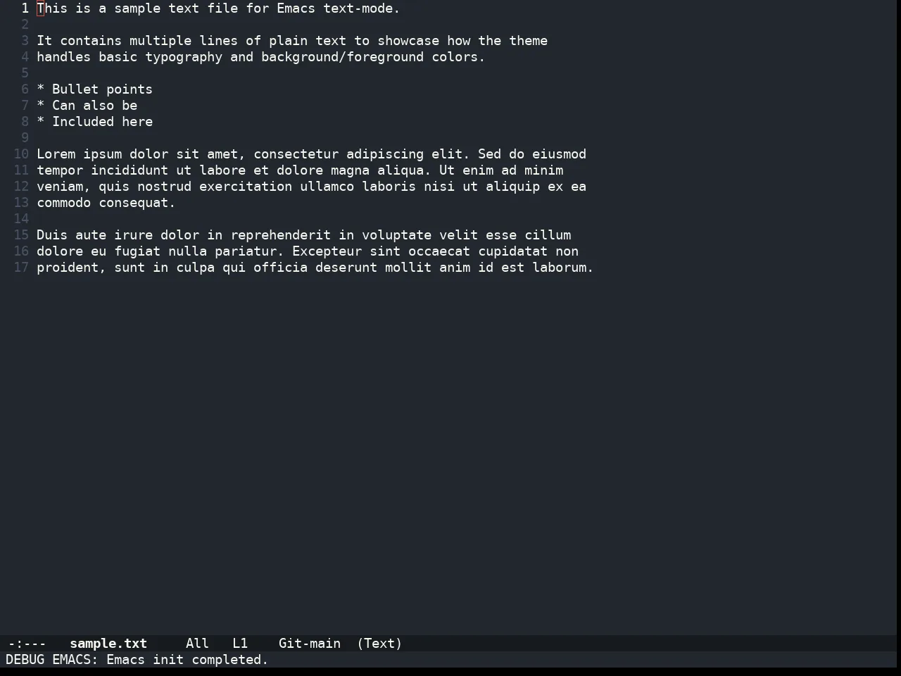 Doom Henna Theme in text-mode