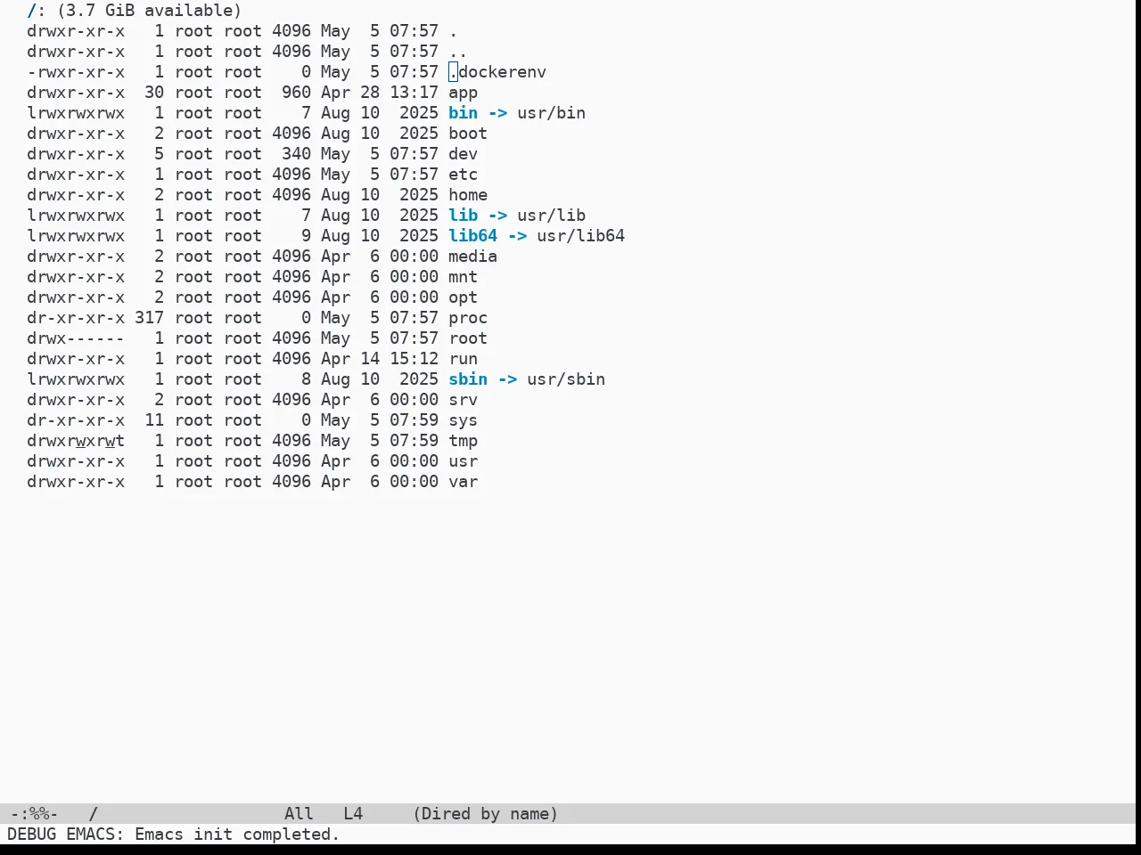 Doom Homage White Theme in dired