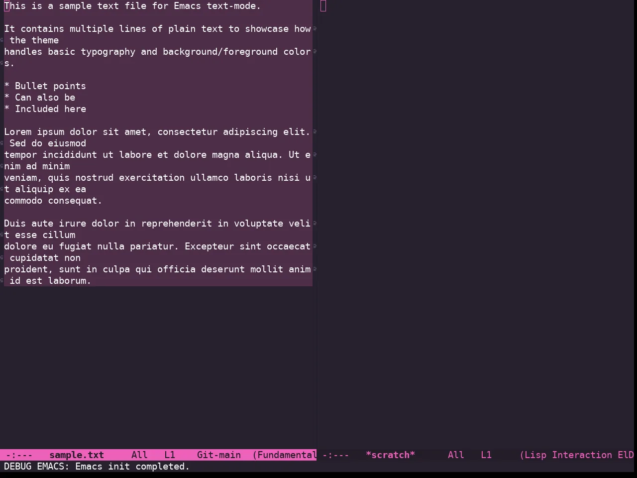 Doom Laserwave Theme in fundamental-mode