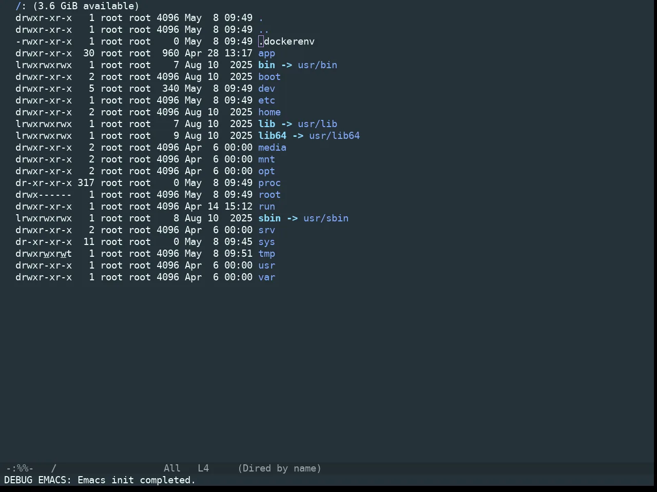 Doom Material Theme in dired