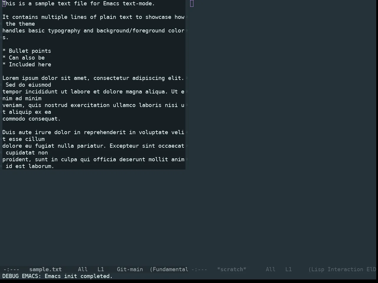 Doom Material Theme in fundamental-mode