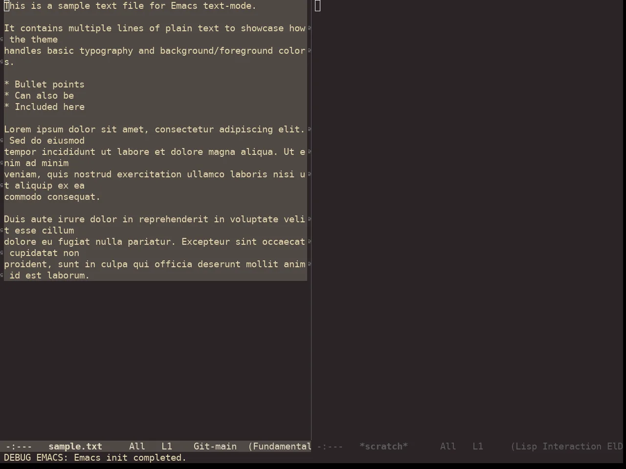 Doom Miramare Theme in fundamental-mode