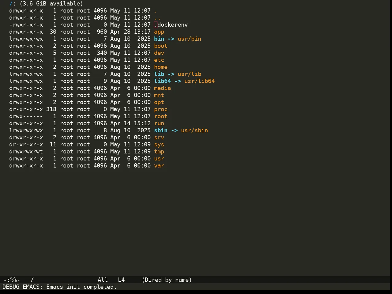 Doom Monokai Classic Theme in dired