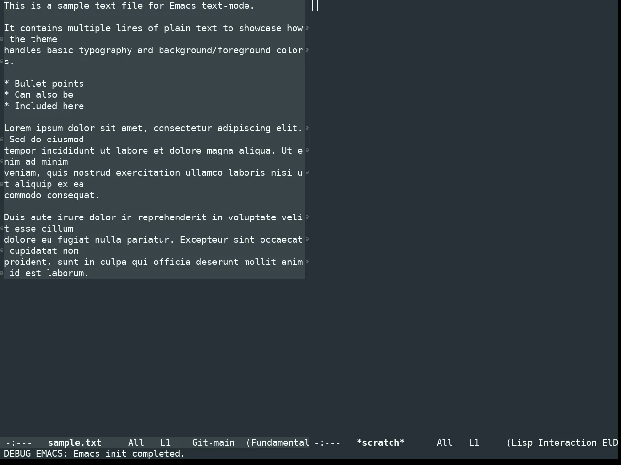 Doom Monokai Machine Theme in fundamental-mode