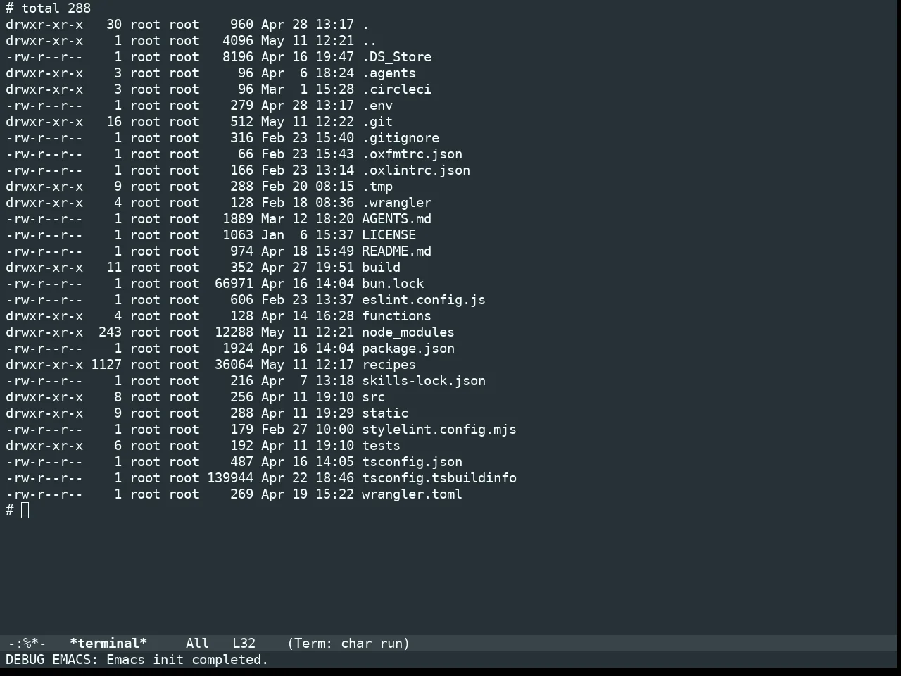 Doom Monokai Machine Theme in term