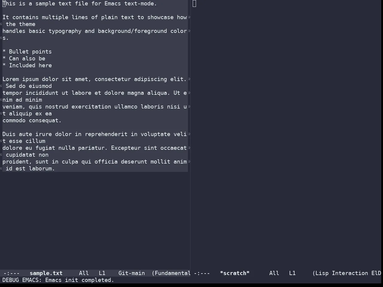 Doom Monokai Octagon Theme in fundamental-mode