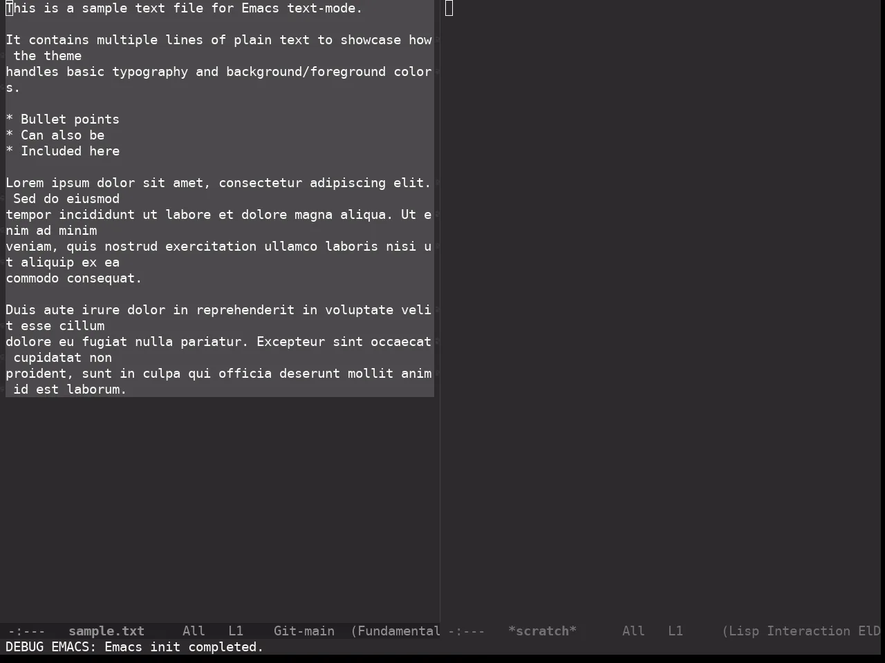 Doom Monokai Pro Theme in fundamental-mode