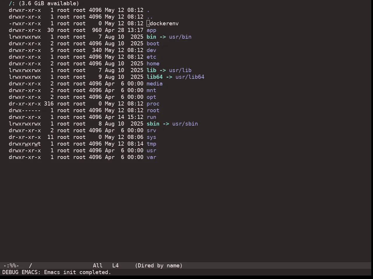 Doom Monokai Ristretto Theme in dired