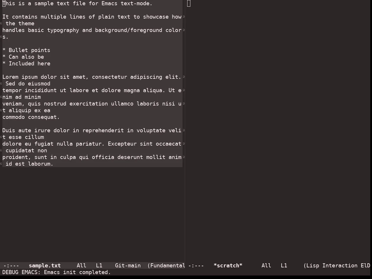Doom Monokai Ristretto Theme in fundamental-mode