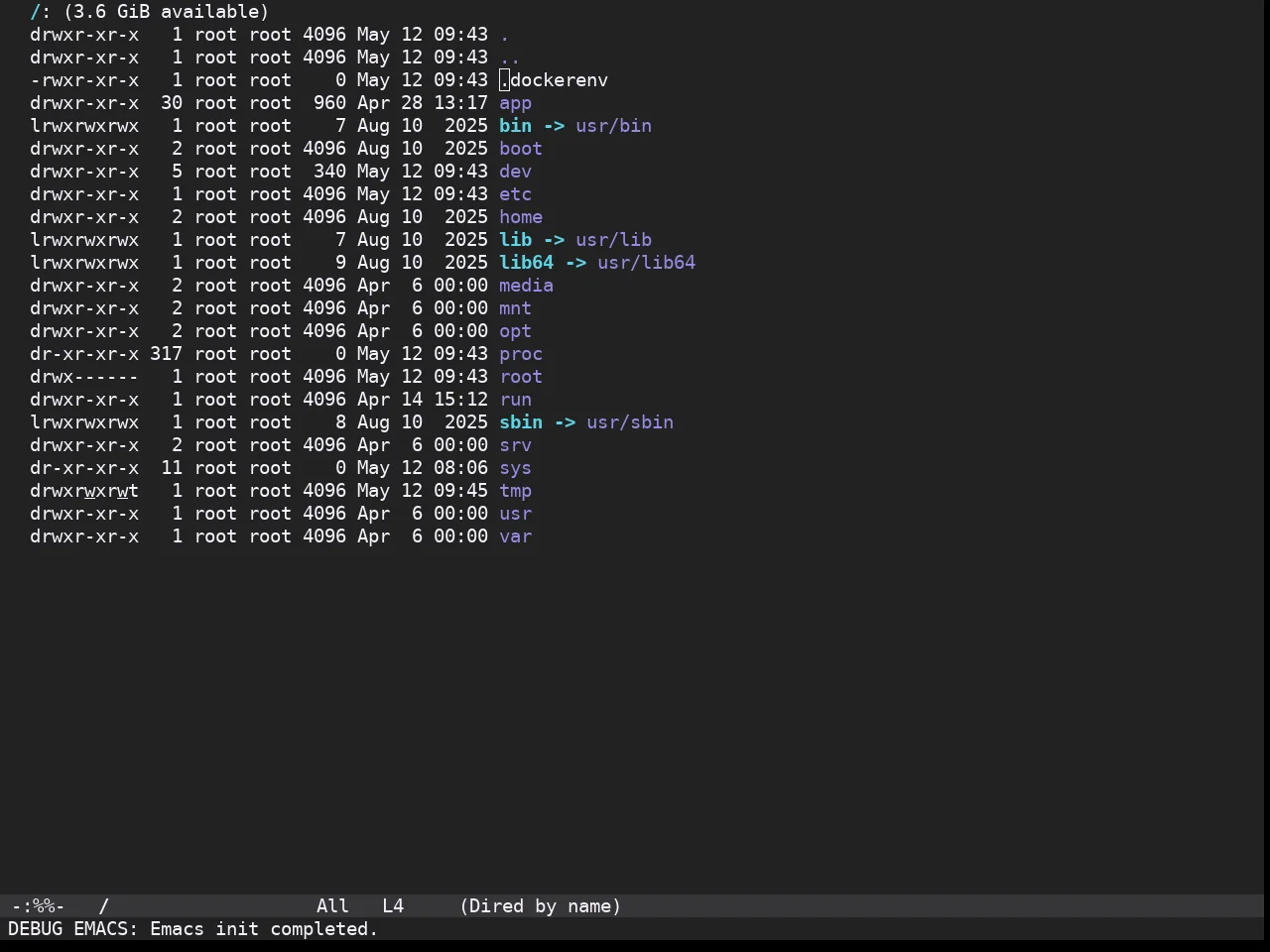 Doom Monokai Spectrum Theme in dired