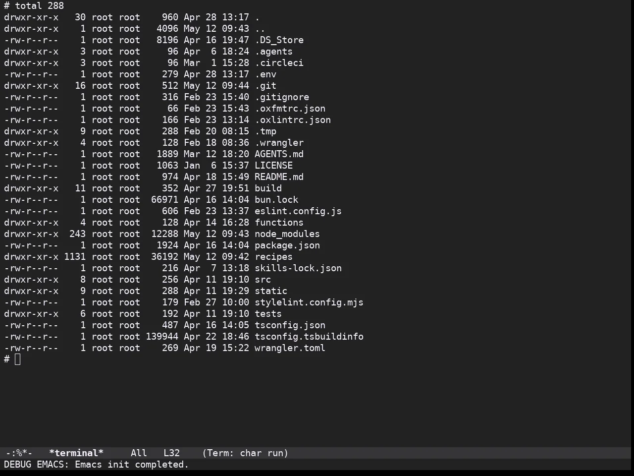 Doom Monokai Spectrum Theme in term