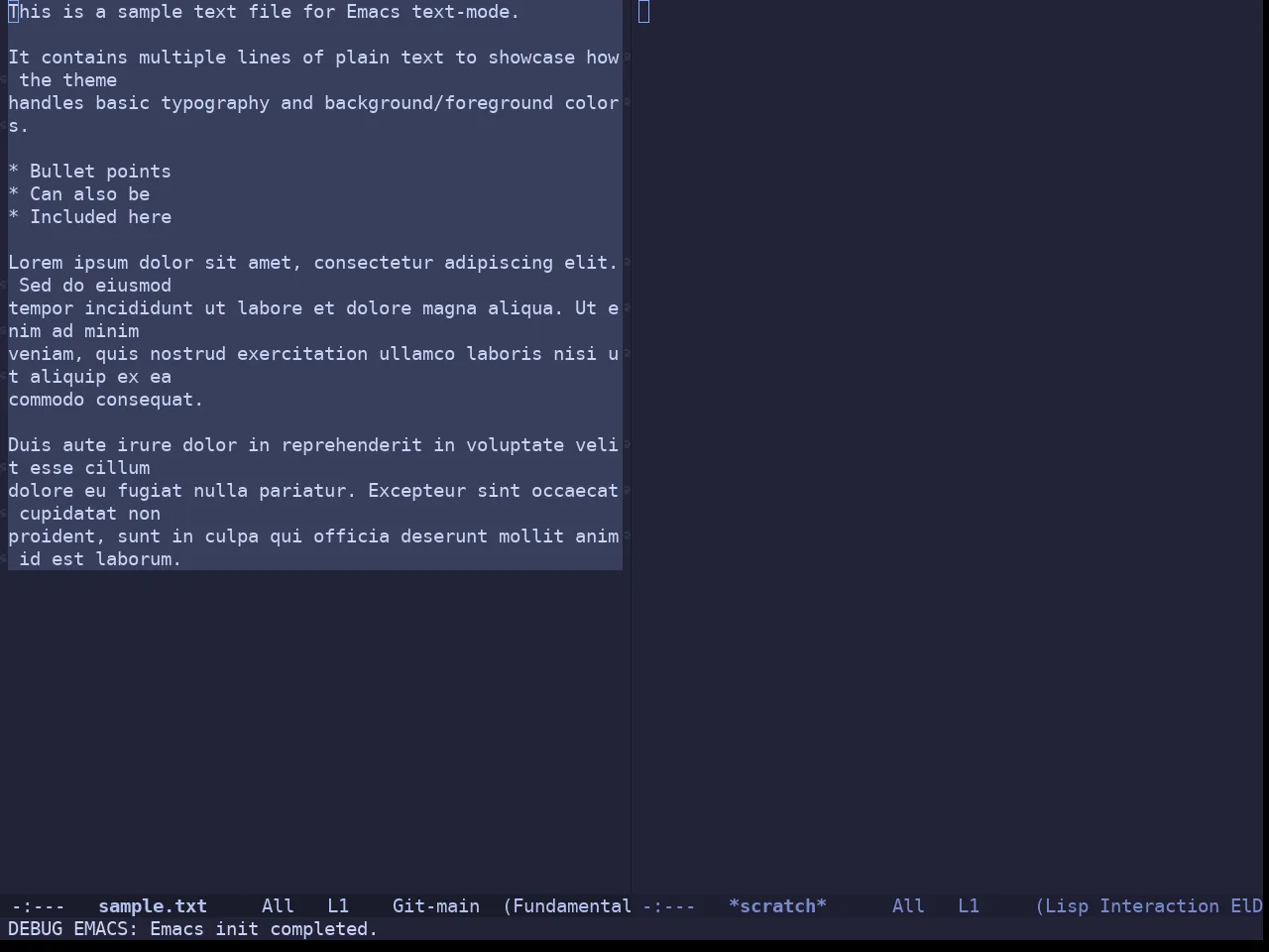 Doom Moonlight Theme in fundamental-mode