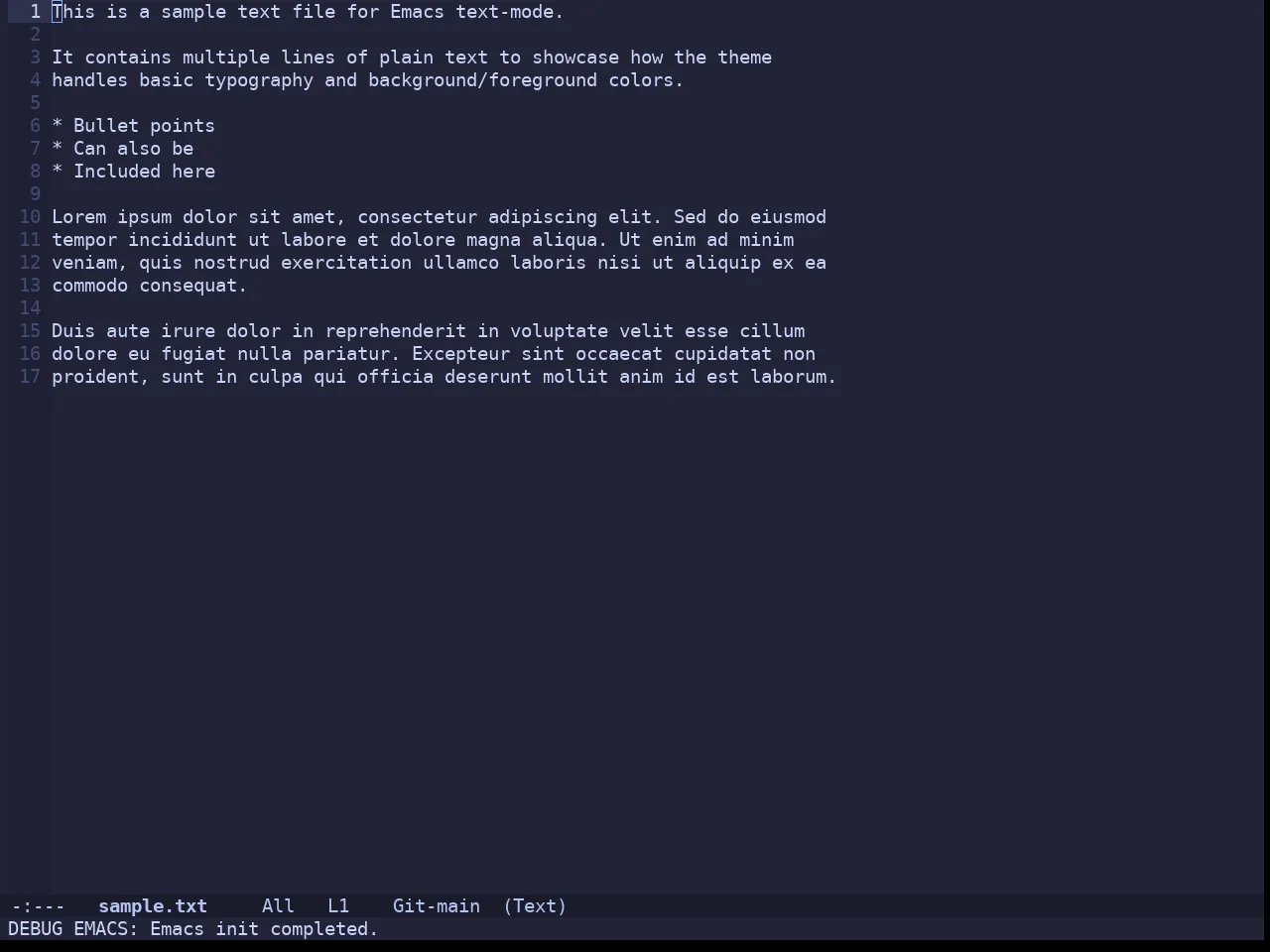Doom Moonlight Theme in text-mode