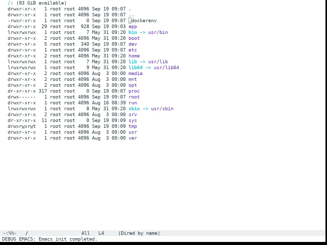 Doom Nano Light Theme in dired