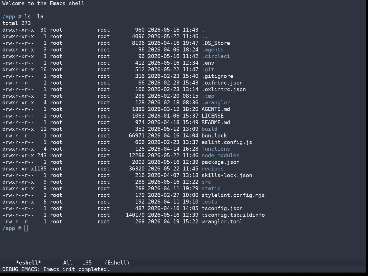 Doom Nord Theme in eshell