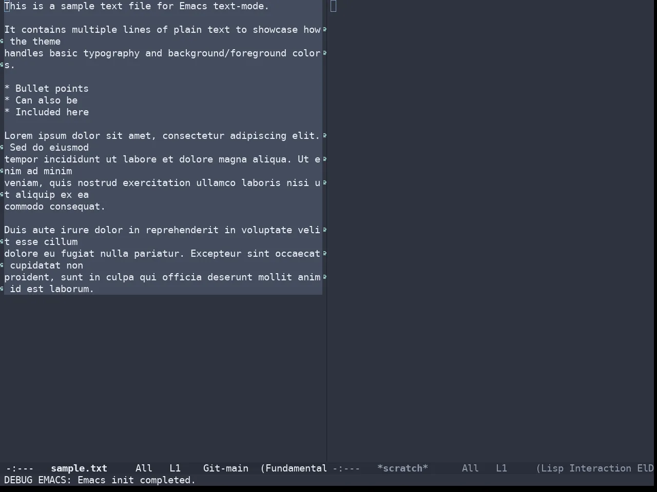 Doom Nord Theme in fundamental-mode