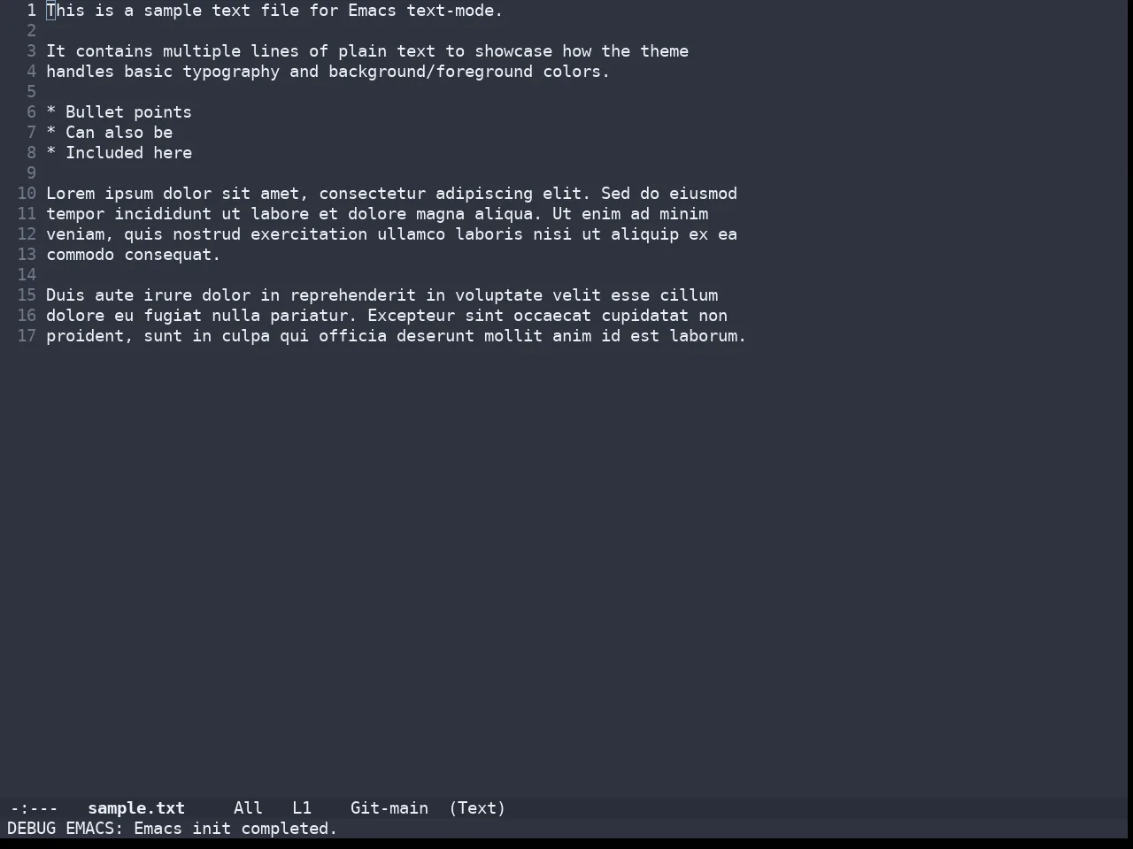 Doom Nord Theme in text-mode