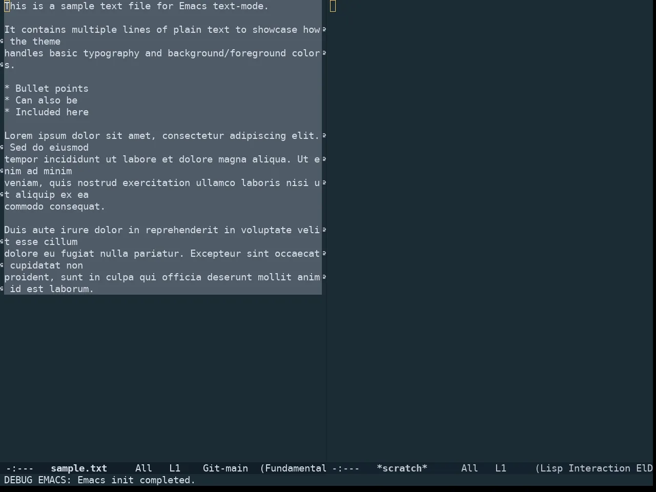 Doom Oceanic Next Theme in fundamental-mode