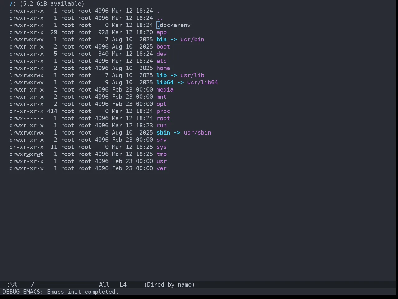 Doom One Theme in dired