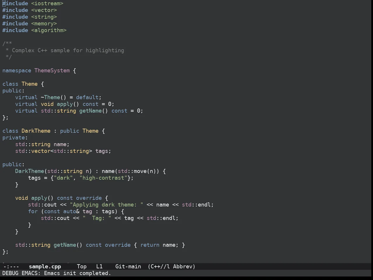 Doom Opera Theme in c++-mode