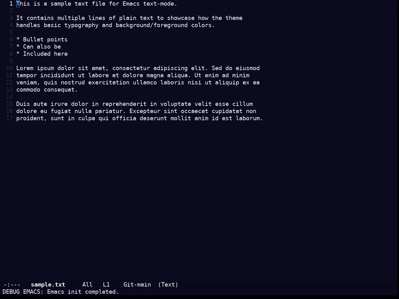 Doom Outrun Electric Theme in text-mode