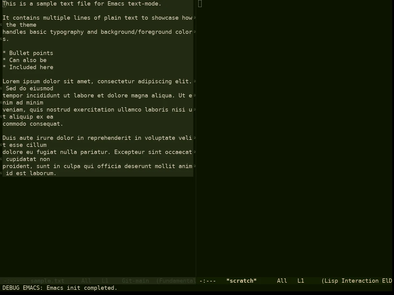 Doom Pine Theme in fundamental-mode