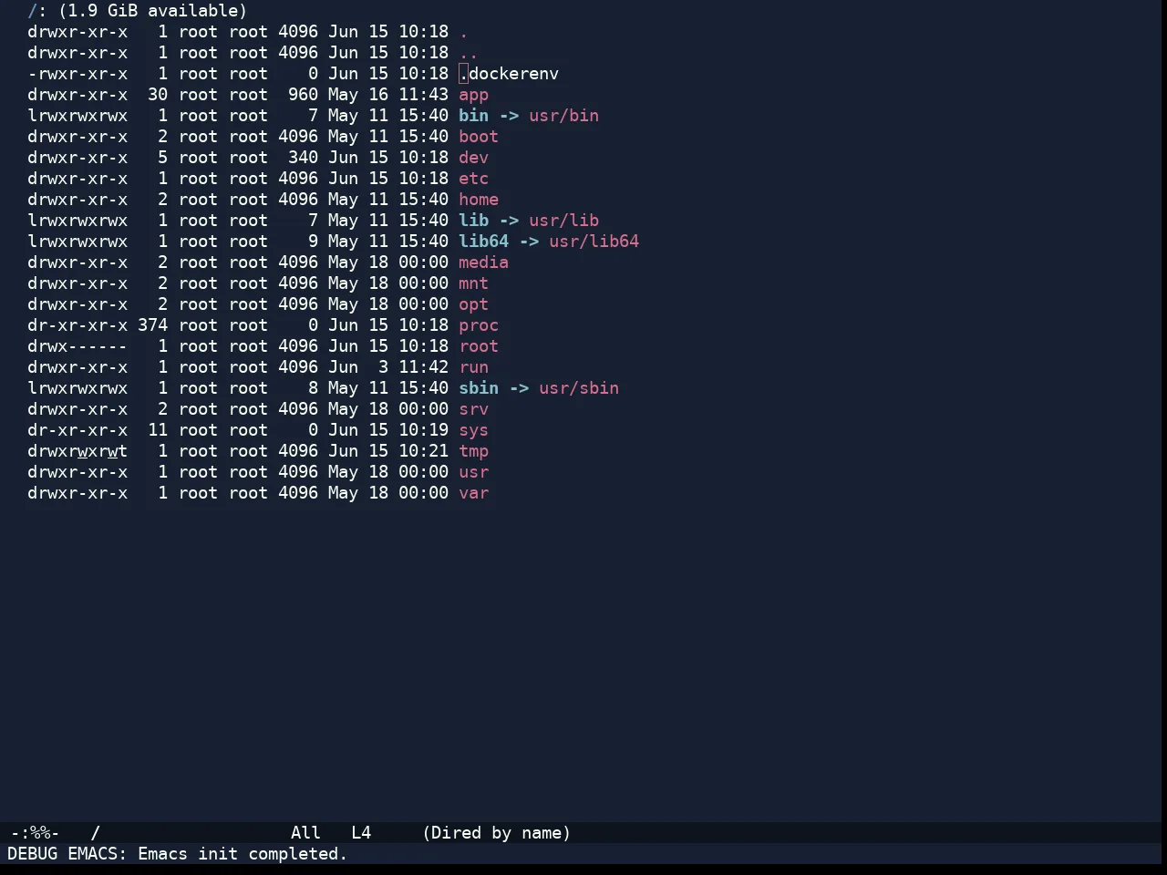 Doom Rouge Theme in dired