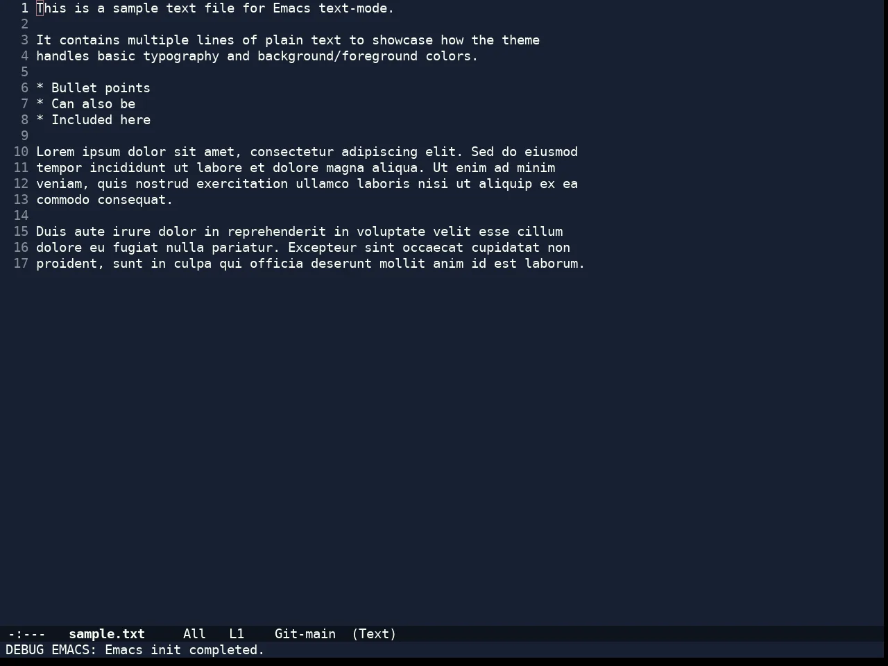 Doom Rouge Theme in text-mode