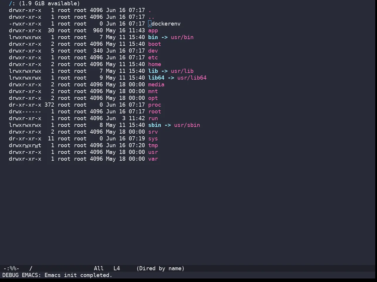 Doom Snazzy Theme in dired