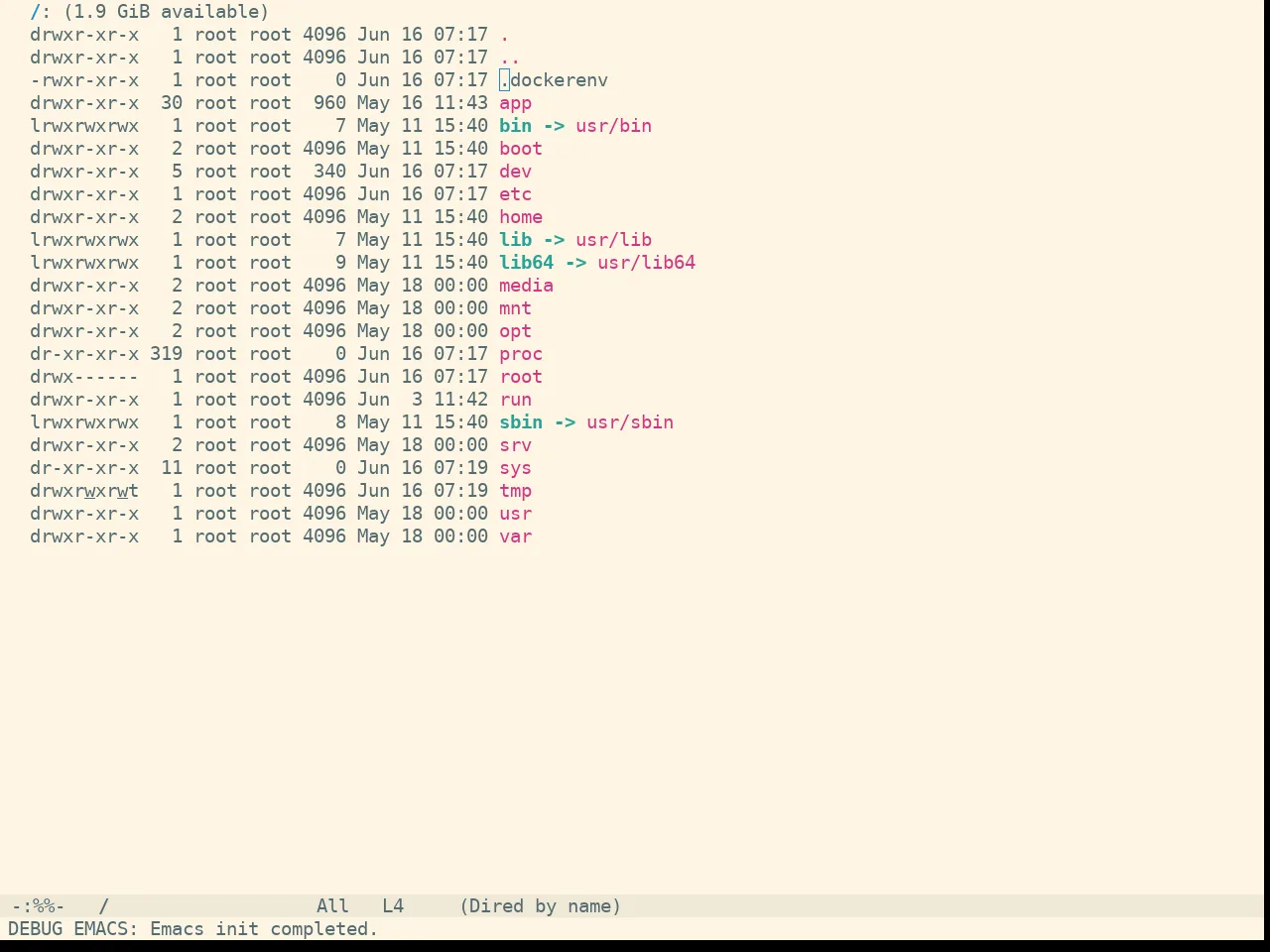 Doom Solarized Light Theme in dired