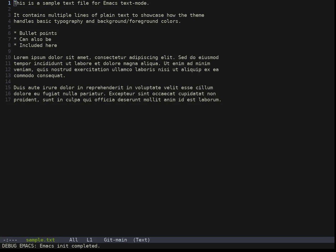 Doom Sourcerer Theme in text-mode