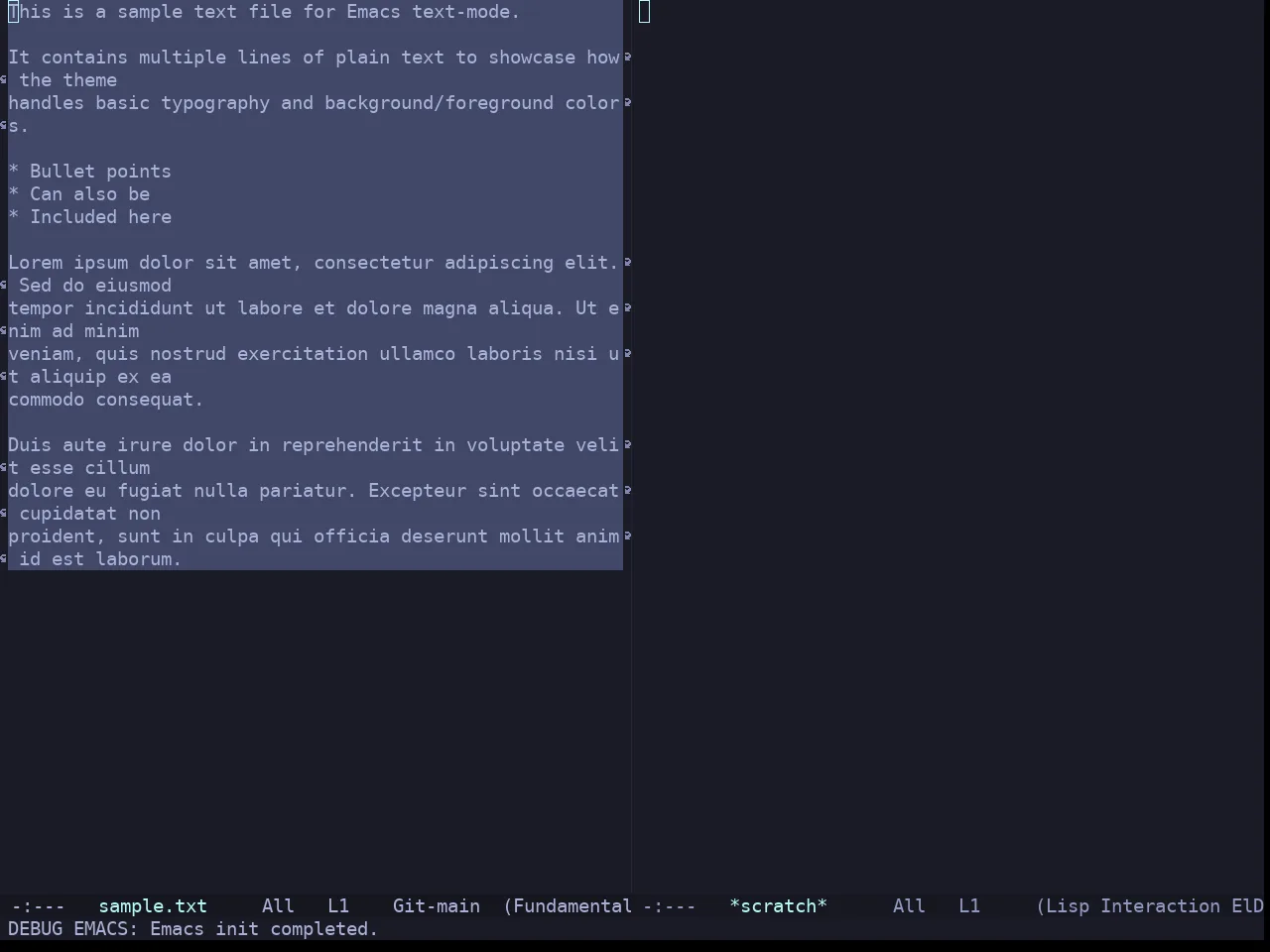 Doom Tokyo Night Theme in fundamental-mode
