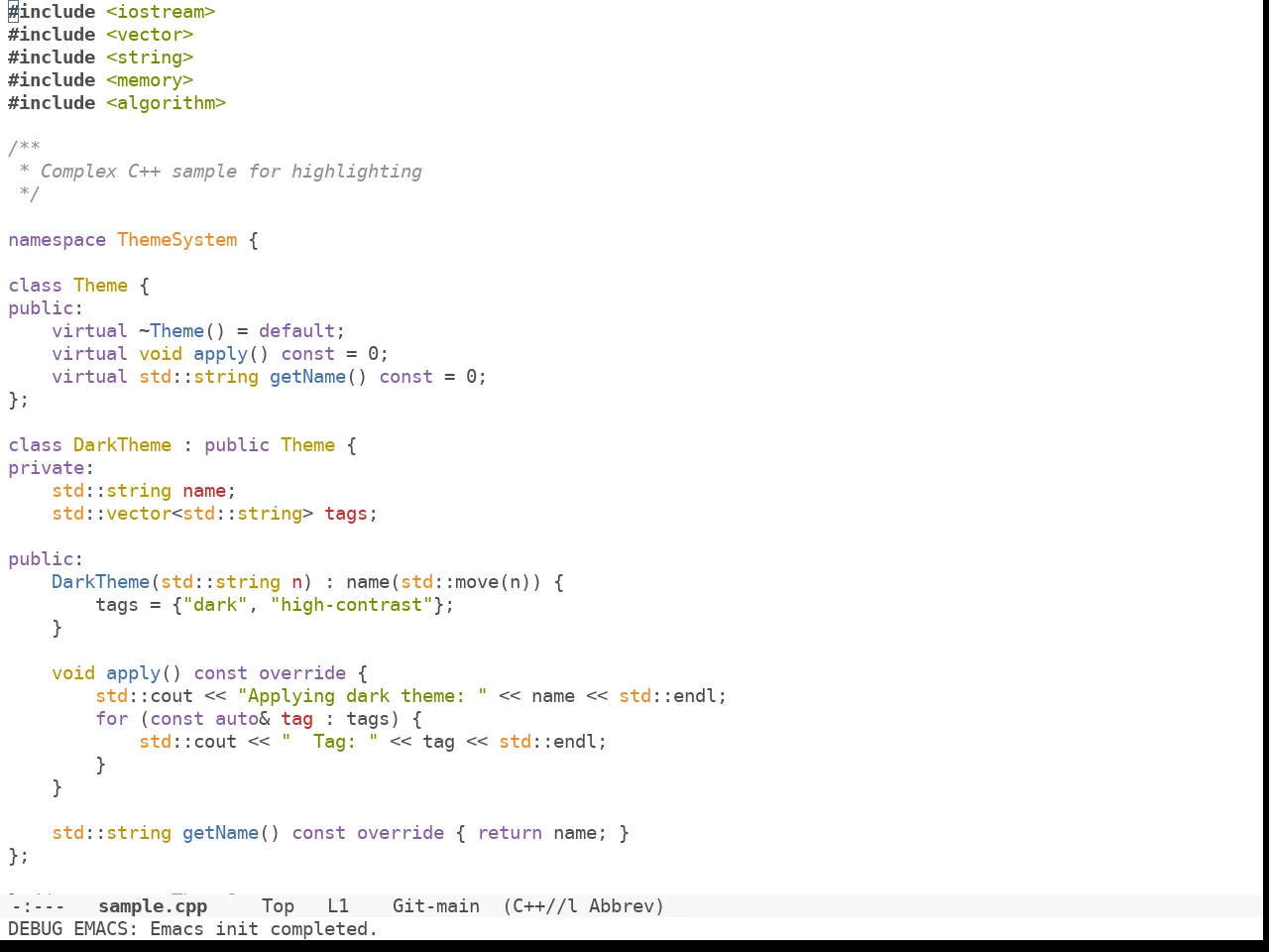 Doom Tomorrow Day Theme in c++-mode