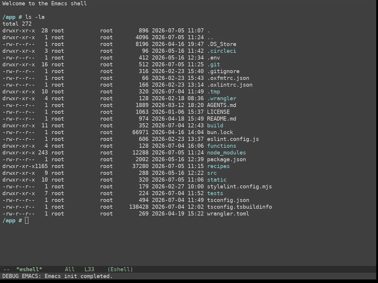 Doom Zenburn Theme in eshell