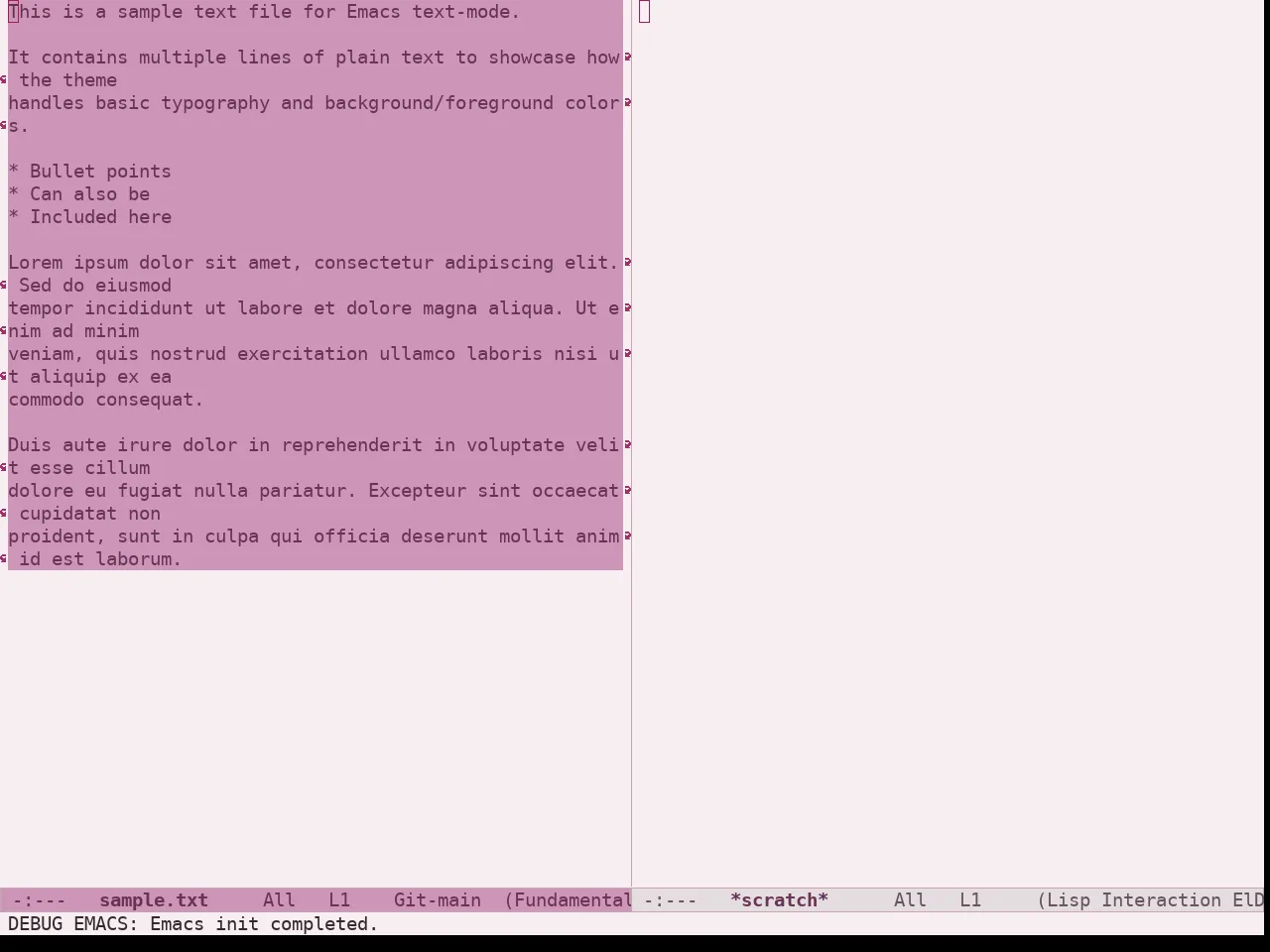 Doric Cherry Theme in fundamental-mode