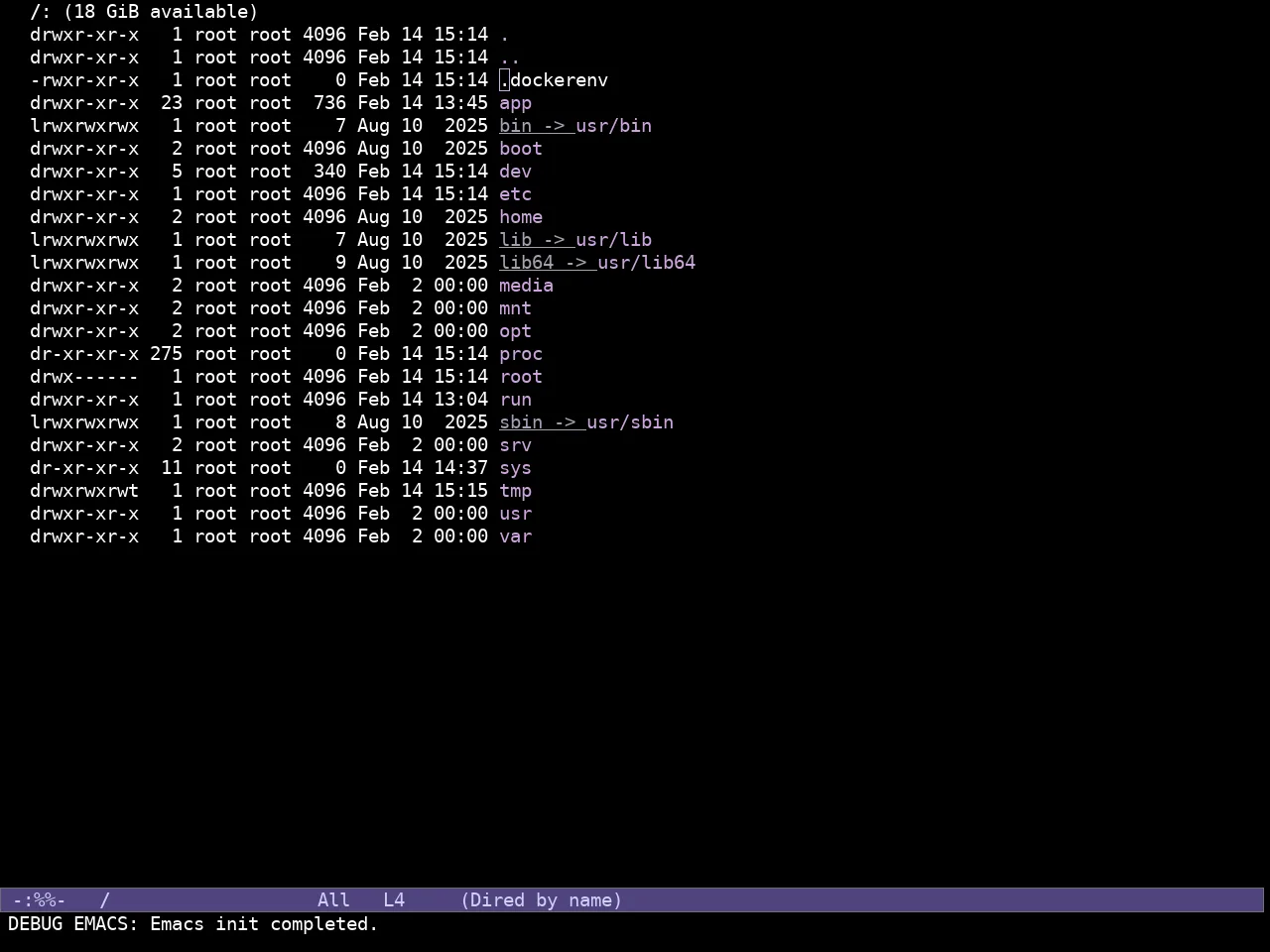Doric Dark Theme in dired