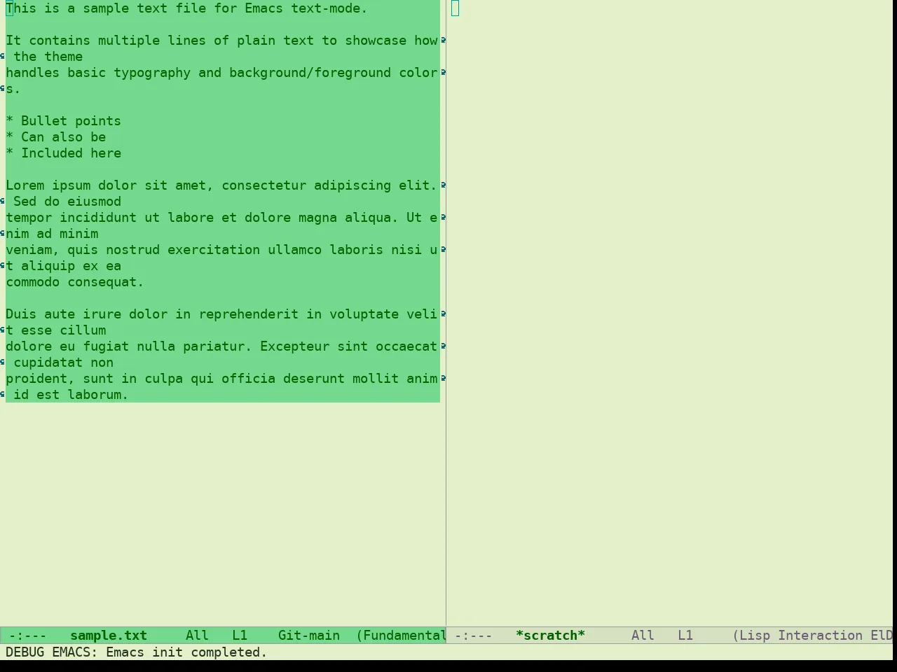 Doric Jade Theme in fundamental-mode