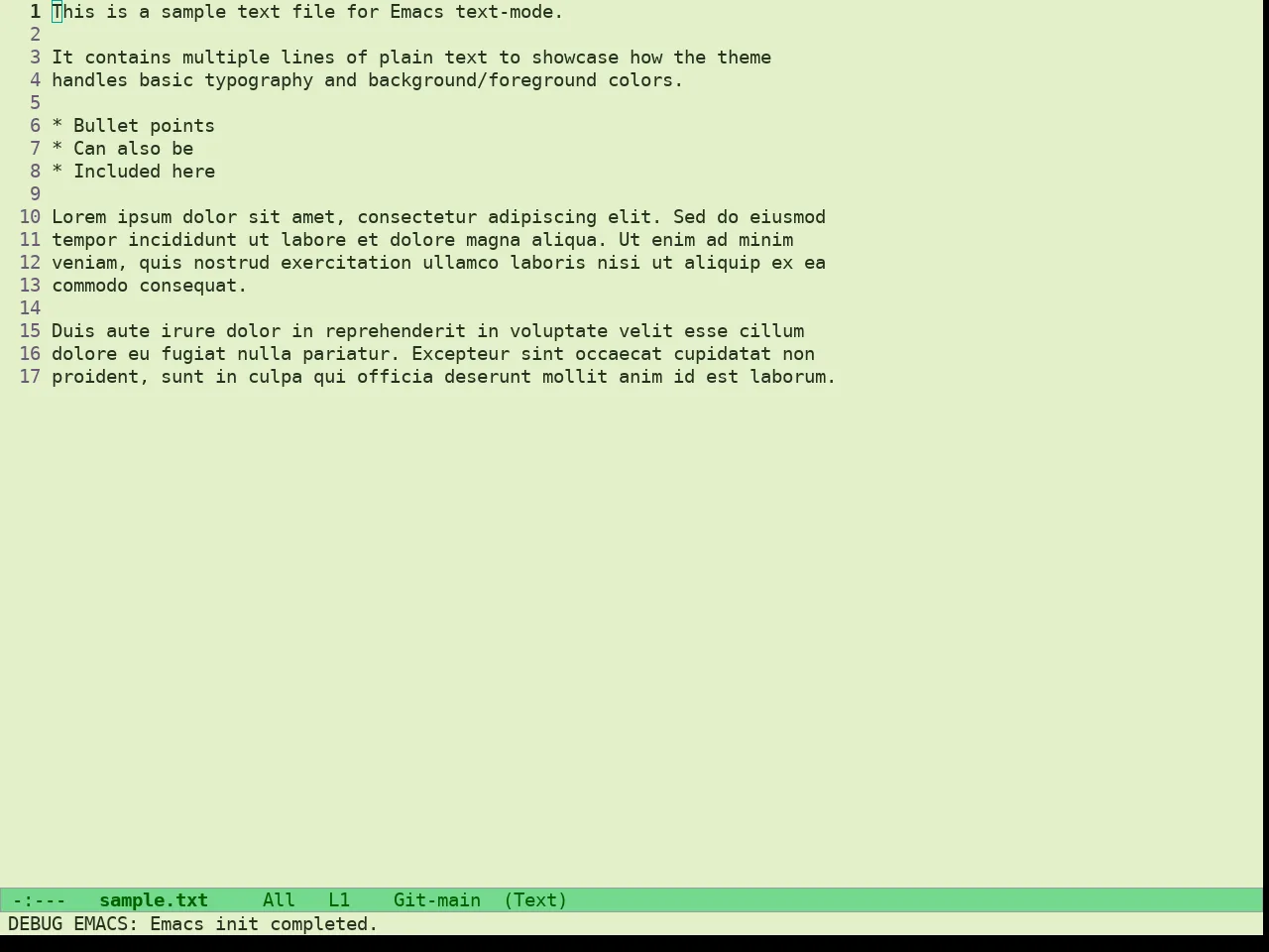 Doric Jade Theme in text-mode