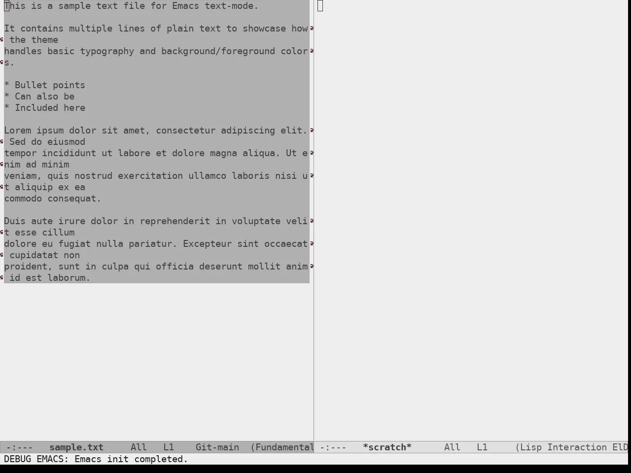 Doric Marble Theme in fundamental-mode