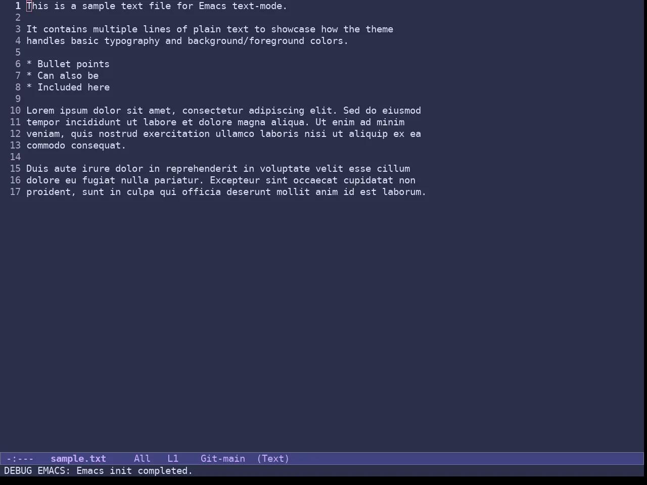 Doric Mermaid Theme in text-mode